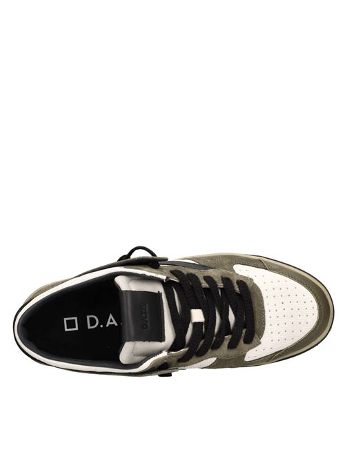 Suede sneakers D.A.T.E. | TORNEO STRIPEDARMY-BEIGE-NERO